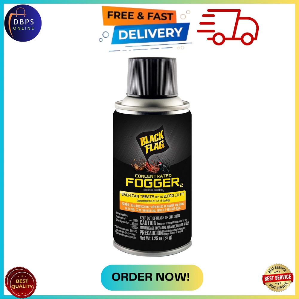 6 Can Fogger Bomb Insect Killer Bug Flies Roach Spider Indoor Bed Kill Shot Tick