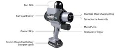 Emist EPIX360 Electrostatic Sprayer (Hand Held) – Portable and Fast Disinfecting