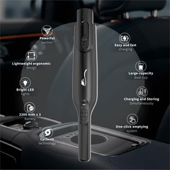 Ayontin Cordless Handheld Vacuum Lightweight Portable Hand Vacuum Cleaner Led
