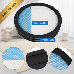 3 Pack Washable Filter for Ryobi 18V Cordless Stick Vacuum PCL720 PBLSV716 717