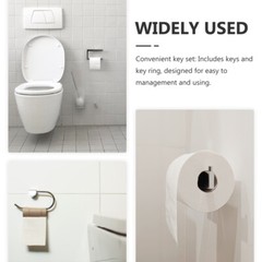5 Pcs Commercial Paper Towel Dispenser Keys Holder Toilet Stand