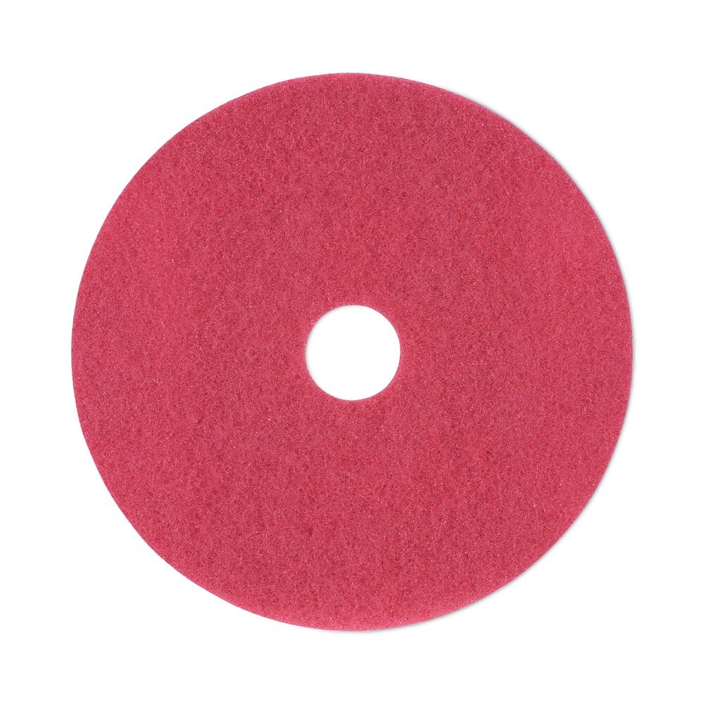 Boardwalk 4019RED 19 in. Diameter Buffing Floor Pads – Red (5/Carton) New