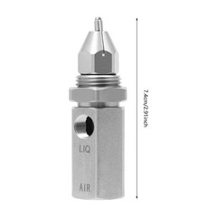Pneumatic Spray Nozzle Dry Fog Mist 14-16 Micron Stainless Steel 1/4″ Industrial