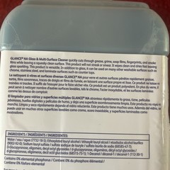 Diversey Glance NA Glass & Multi-Surface Cleaner for J-Fill Refill 2.5L