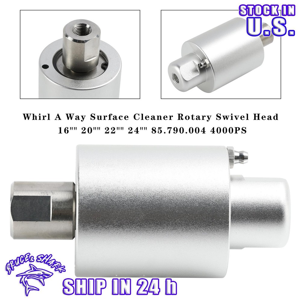 Whirl A Way Surface Cleaner Rotary Swivel Head 16″ 20″ 22″ 24″ 85.790.004 4000PS
