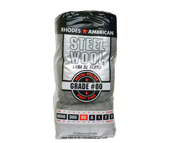 Fine Grade #00 Steel Wool (12-Pad)