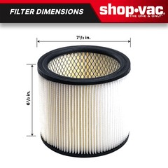 Shop-Vac Large Cartridge Wet Dry Vacuum Filter