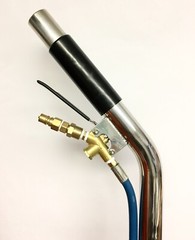 14″ 4-JET S-BEND LOW PROFILE CARPET CLEANING WAND With Teflon Glide – Blue Hose