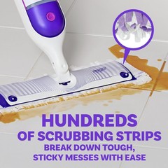 Swiffer PowerMop Multi-Surface Mopping Pad Refills, 11 Count, White/Purple