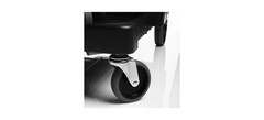21.8 in. x 46 in. x 38 in. Executive Janitor Cleaning Cart Black