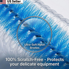 67″ Flexible Drain Brush Set, Double Ended Long Hose Pipe 67 inches, [‘Blue’]