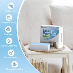 Diesetsr Laundry Detergent Sheets 150 150 Count (Pack of 1), Flax flavour