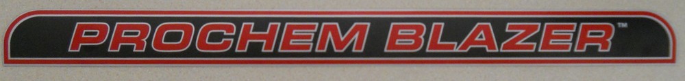 PROCHEM Truckmount BLAZER DECAL, Sticker Carpet Cleaning Machines, NEW