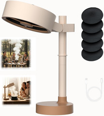 Mini Plug-In Desktop Air Purifier Cleaner Fan, Quiet Portable Range Hood