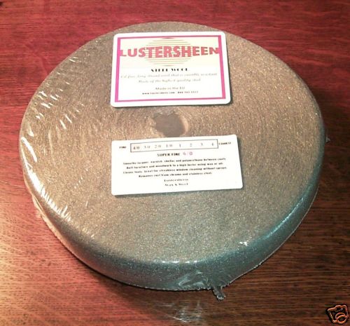 Lustersheen Oil Free Steel Wool 2.2 LB Roll Grade 3 (Coarse Grade)