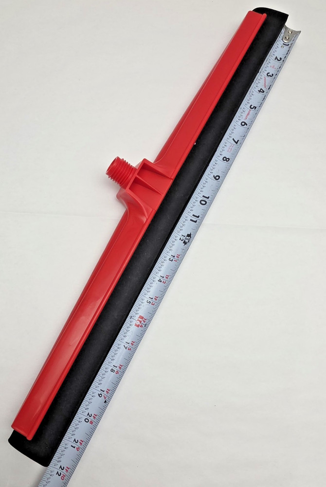 Ecolab 22 in Red Floor Squeegee Red, New-Free Shipping
