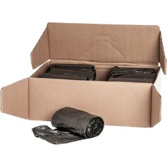 Genuine Joe GJO70419 Trash Liner 33 Gal 39″x33″ 0.45 Mil Black
