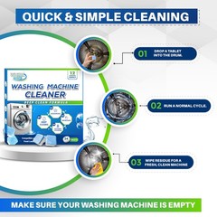 Whirl Fresh Washing Machine Cleaner 1 Count (Pack of 24), White & Blue