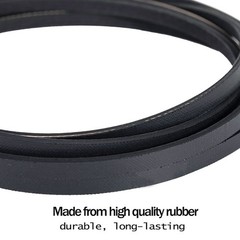 WE12M29/ WE03X29897 Dryer Drum Drive Belt Compatible with 89.5 inches, Black