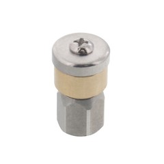 Erie Tools Rotating 1/8″ Sewer Jetter Nozzle for Drain Cleaning 4.0 Orifice