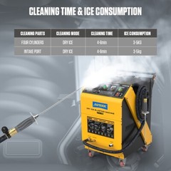 AUTOOL HTS708 Dry Ice Blasting Cleaning Machine Efficient Dry Ice Blaster Machin