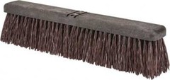 PRO SOURCE 18″ Heavy Duty Palmyra Push Broom Head: Bolt-On Handle Connection