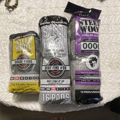 Rhodes American Steel Wool Grade 000, 00, 0000 Very Fine Metal Polish LOT 1
