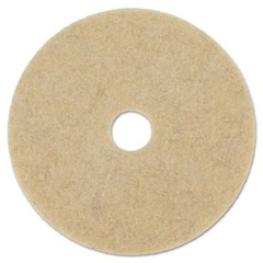 Boardwalk Natural Hog Hair Burnishing Floor Pads (5/Carton) Tan