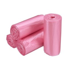 8 Rolls / 240 Counts Small Trash Bags 0.5 Gallon Garbage Bags Pink