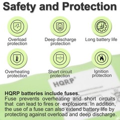 Hqrp Battery Compatible Shark Xbt1106N Sv1110 Sv1106N Sv1110N Sv11O6N Sv116N