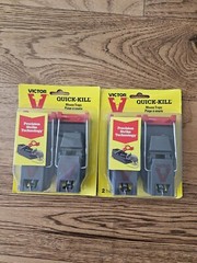 Quick-Kill Mouse Rodent Traps (2) – 2 Packs (Total Of 4) Victor Mouse Traps 🐀