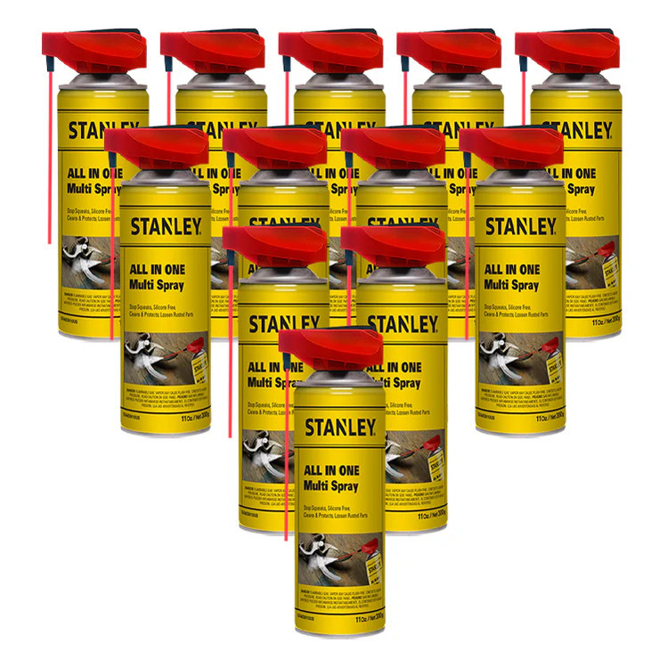 Stanley Corrosion Inhibitor Spray-Rust Remover&Cleaner Aerosol (12×11 oz) 12Pack