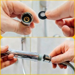 NBRINGO 258 PCS Faucet Washers Assorted Kit – 32 Sizes Plumbing 32, Black