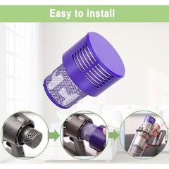 Bvhonwe V10 Filter Replacement for Dyson SV12 SV27 2 Pack Purple NEW 969082-01
