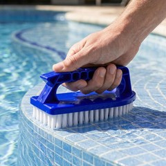 Anti‑slip Tile & Wall Scrub Brush – Lightweight Bathroom, Shower & Toilet Cleane