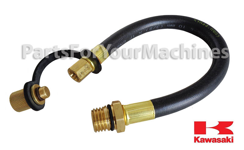 OEM FLEXIBLE OIL DRAIN TUBE EXTENSION, KAWASAKI FH, FR, FS, FT, FX MODELS, 11B5
