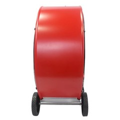 Maxx Air Bf36dd Red Barrel Air Circulator Fan, Mobile Mount, 36 In Blade Dia,