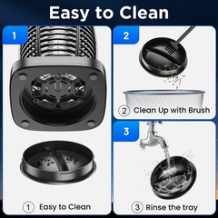Zechuan Solar Bug Zapper Outdoor Waterproof Portable Rechargeable Bug Zapper
