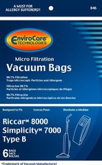 EnviroCare Replacement Micro Filtration Vacuum Cleaner Dust Bags white