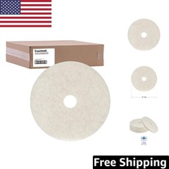 Durable 19-Inch Floor Burnishing Pads Set of 5 for Effortless High-Speed Care