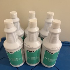 Pack Of 6 ECOLAB Lemon-Eze Bathroom Creme Cleanser • 13094 •32floz