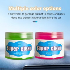 Reusable Red Cleaning Gel for Car Air Vents and Interior Crevices, Color: Red