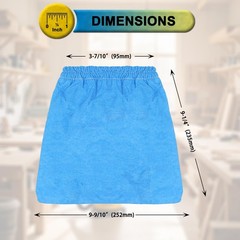 SpaceTent 5 Pack VRC5 Shop Vac Filter Bags for Vacmaster 4, 5, 12 and 16 Blue
