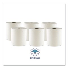 Boardwalk 700W 8″ x 700′ 1 Ply Hard Wound Towel – White (6/Carton) New