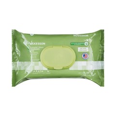 McKesson Flushable* Personal Wipe 6-9/10 X 7 Inch FLU96 1 Pack 96 Wipes
