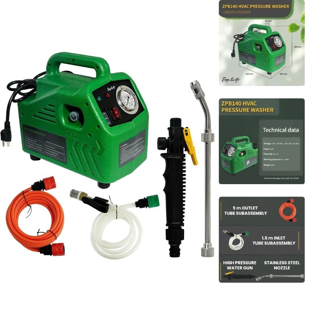 ZPB140 Port A Blaster HVAC Coil Cleaning, Portable Pressure Washer & Coil Jet…