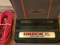Oreck XL Commercial Upright Vacuum Lightweight, Dual Spds, U2000RB2L-1, Gray