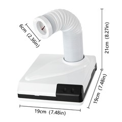 Dental Lab Dust Collector Vacuum Cleaner 60W W/LED Light Dentistry VacuumCleaner