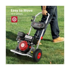 Gas Pressure Washer 3800 PSI 2.5 GPM, 212cc OHV Engine, Heavy Duty Power Wash…