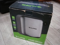 NIB Alpine Hemlock Hand Dryer Stainless Steel Brushed, 120V/60HZ